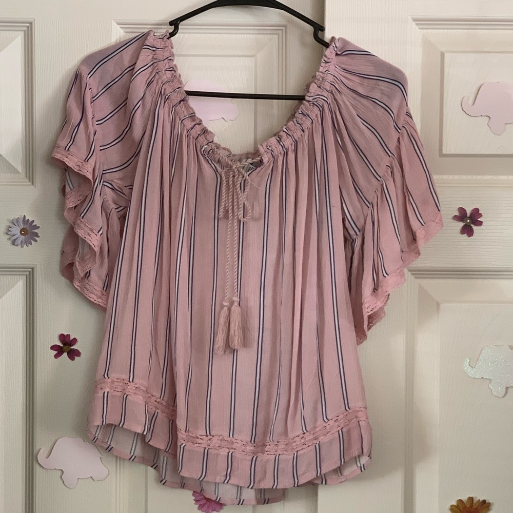 Cute off the shoulders top